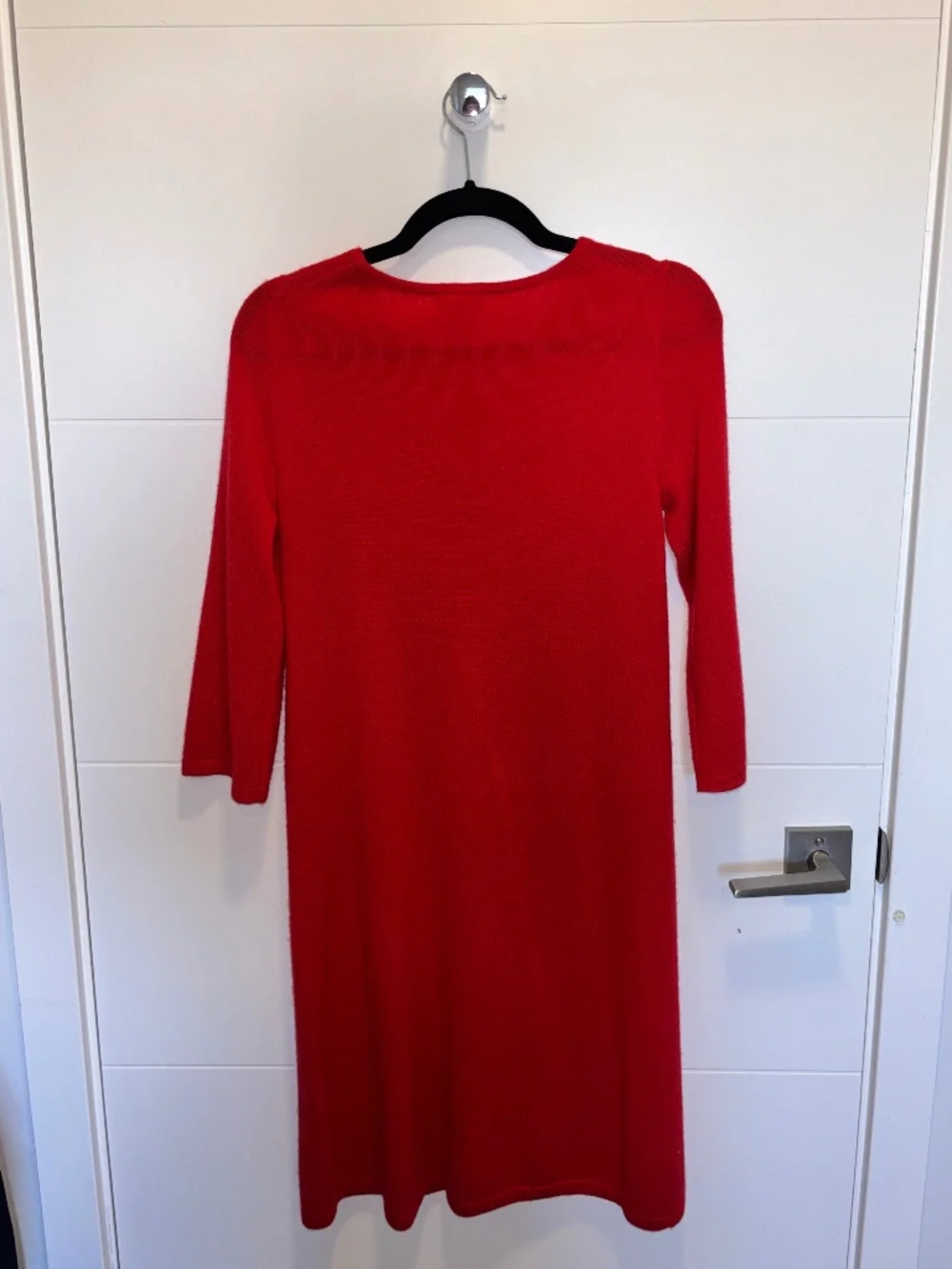 J. Crew Divina 100% Cashmere Red Sweater Dress Size Small
